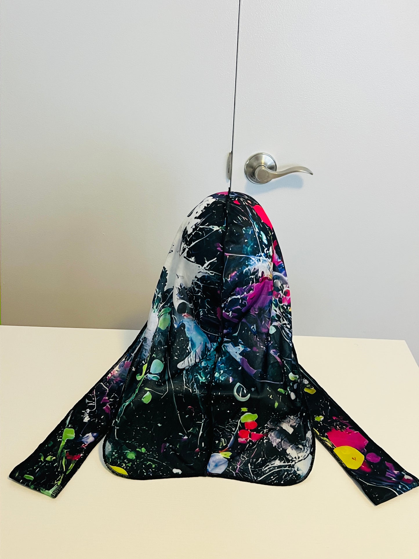 Paint splattered silky durag