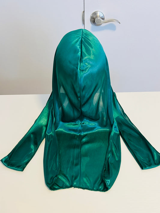 Green silky durag